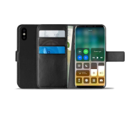 Etui Booklet Wallet Case + Stand Up do iPhone X/XS czarne - 381579 - zdjęcie 1
